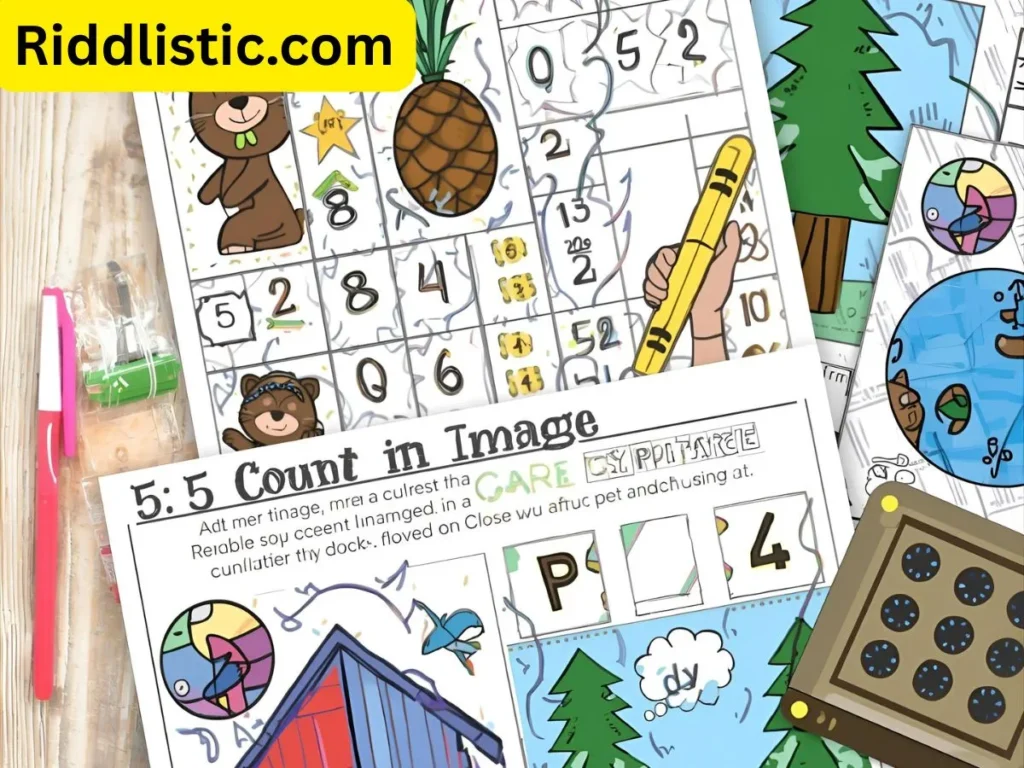 Count & Find in Image Riddles