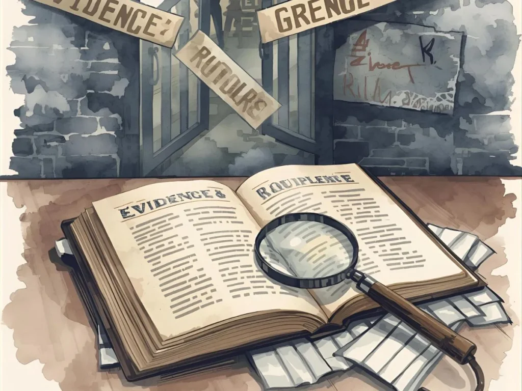 Evidence & Procedure Riddles