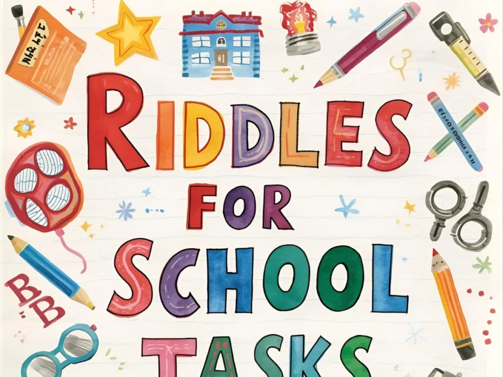 Riddles for School Tasks