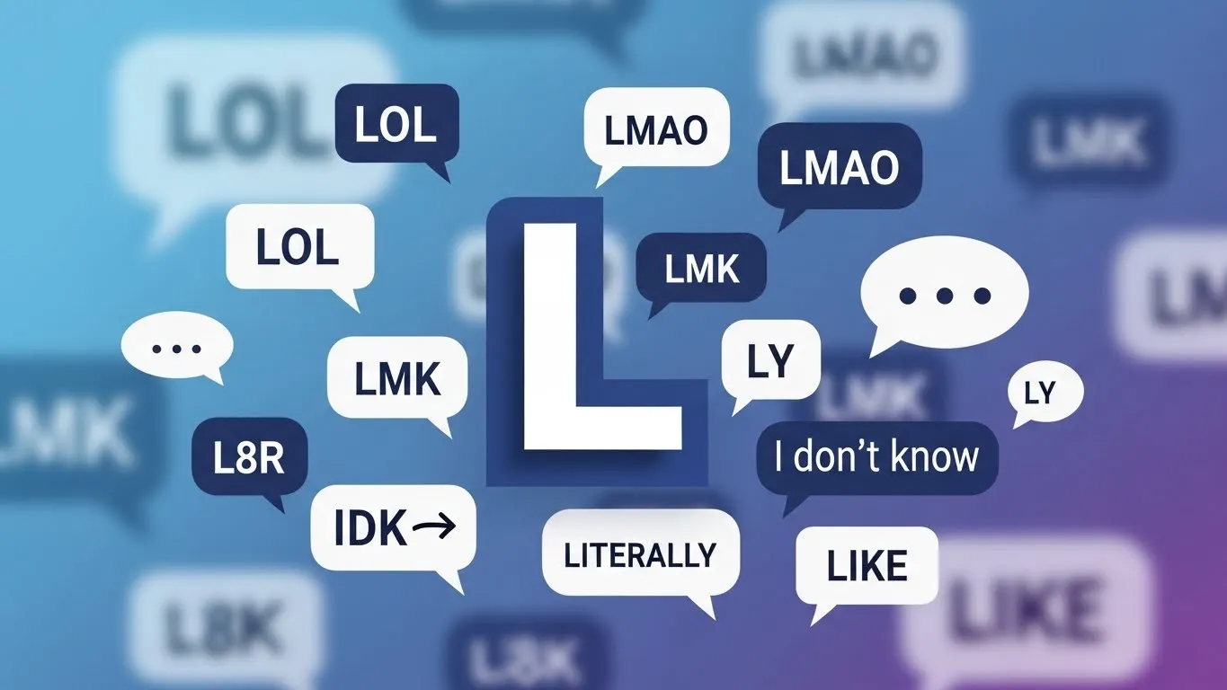 L Mean in Text Messages